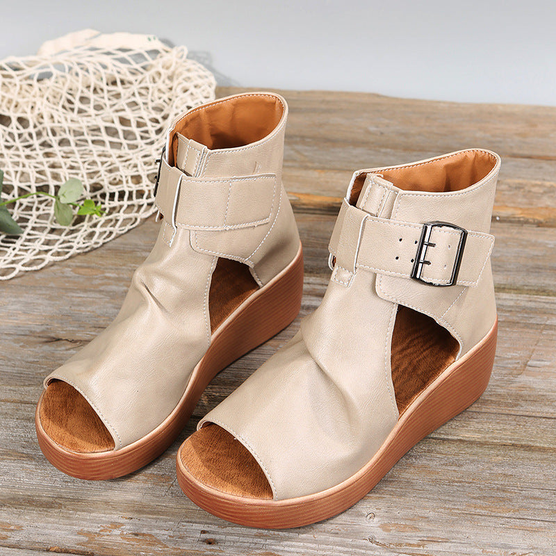Elysia Wedge Sandals | Stylish Open Toe Design 0