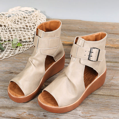 Elysia Wedge Sandals | Stylish Open Toe Design 0