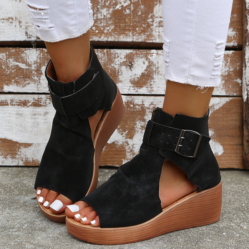 Elysia Wedge Sandals | Stylish Open Toe Design 3