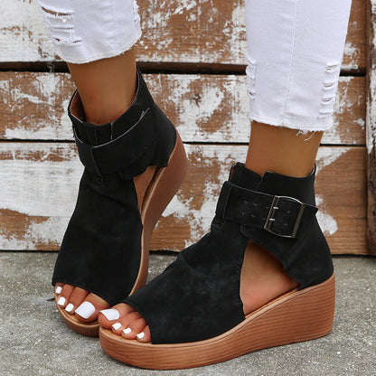 Elysia Wedge Sandals | Stylish Open Toe Design 3