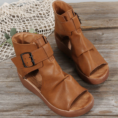 Elysia Wedge Sandals | Stylish Open Toe Design 5