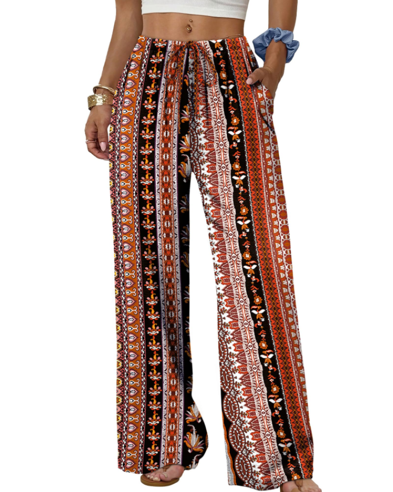 Elysia Wide Leg Pants | Lightweight, Adjustable Waist, Casual Elegance 13