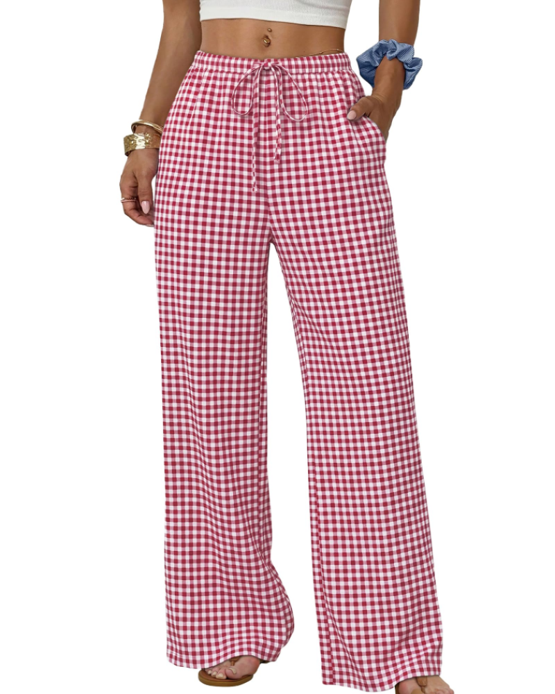 Elysia Wide Leg Pants | Lightweight, Adjustable Waist, Casual Elegance 16