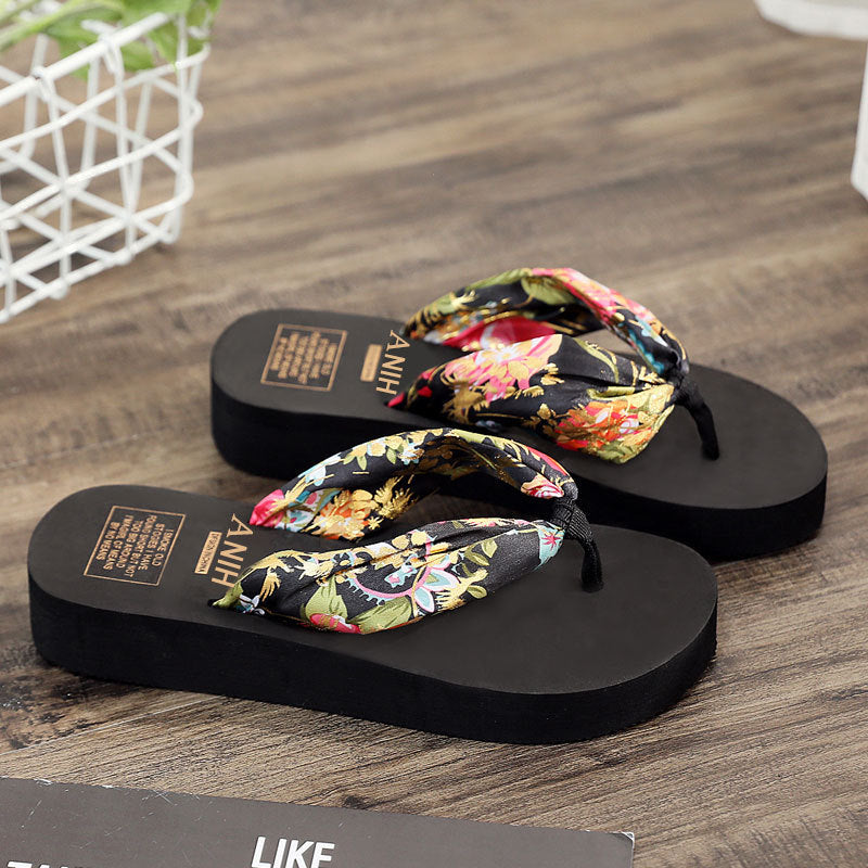 Elysia Women's Sandals | Floral Print, Non-Slip Sole 0