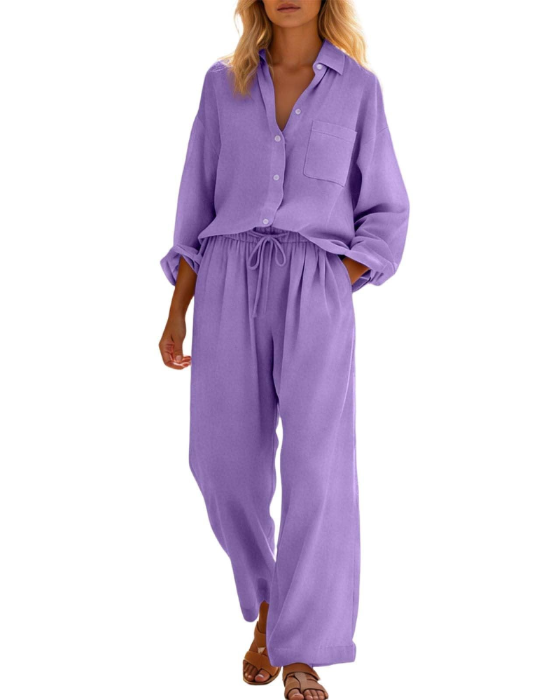 Elysia Women's Set | Linen Cotton, Plus Size, Casual Chic 10