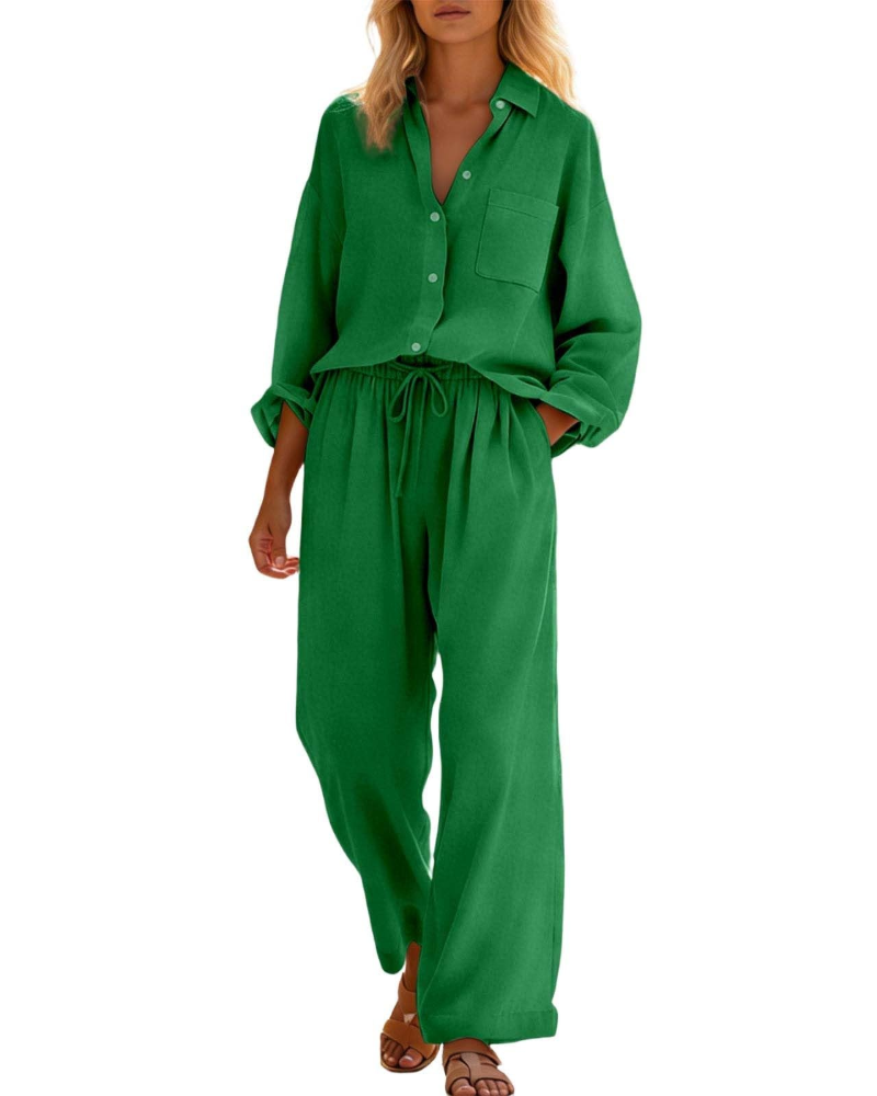 Elysia Women's Set | Linen Cotton, Plus Size, Casual Chic 11