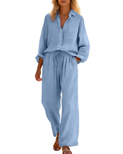 Elysia Women's Set | Linen Cotton, Plus Size, Casual Chic 15