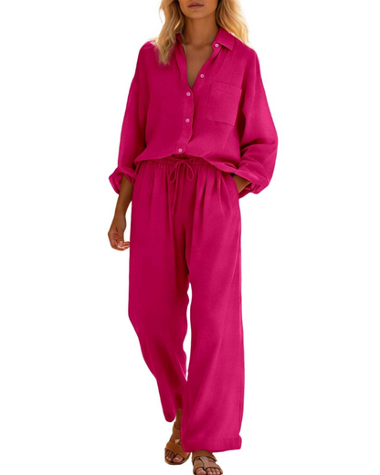 Elysia Women's Set | Linen Cotton, Plus Size, Casual Chic 16