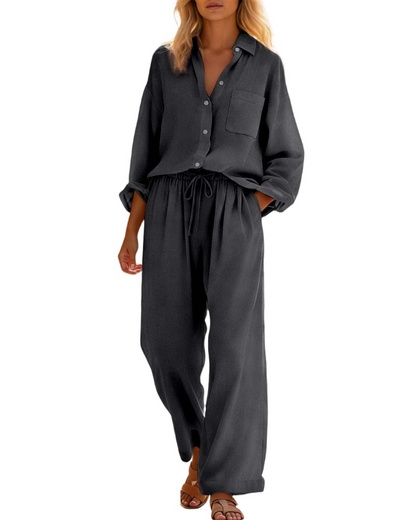Elysia Women's Set | Linen Cotton, Plus Size, Casual Chic 6
