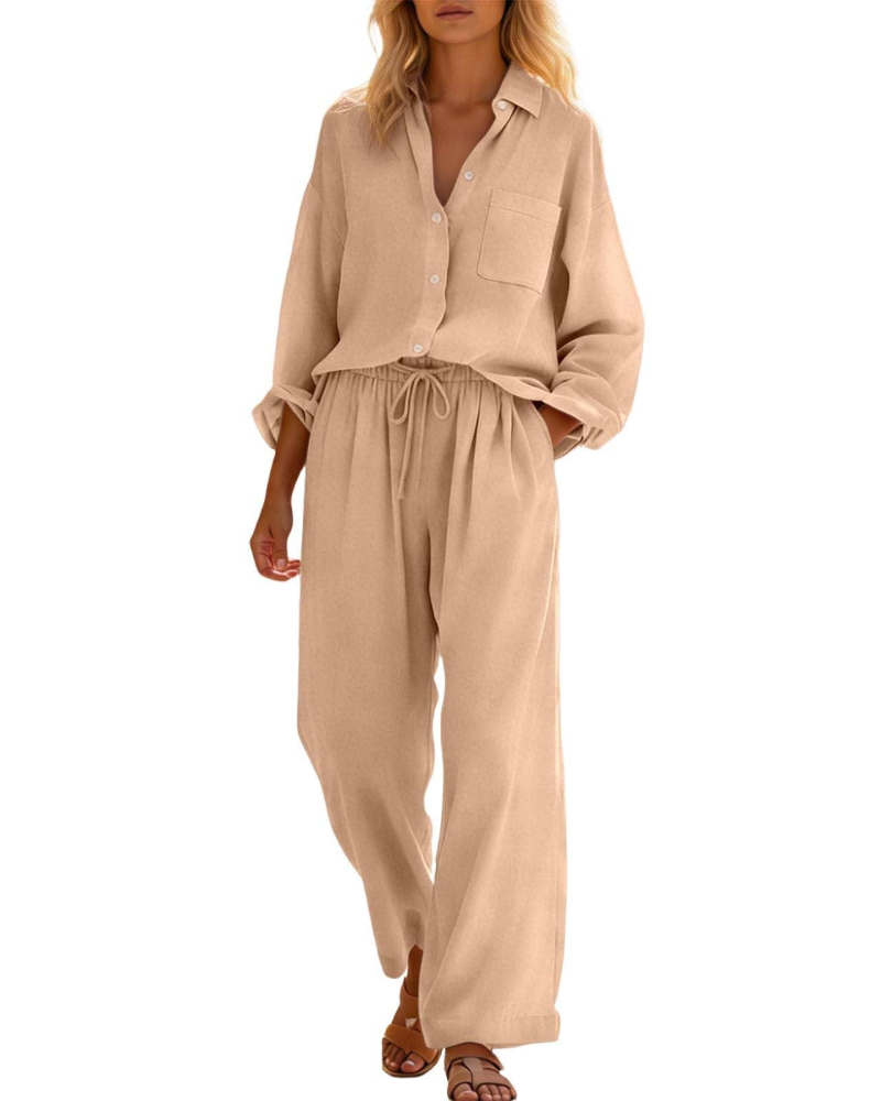 Elysia Women's Set | Linen Cotton, Plus Size, Casual Chic 7