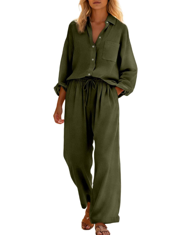 Elysia Women's Set | Linen Cotton, Plus Size, Casual Chic 9