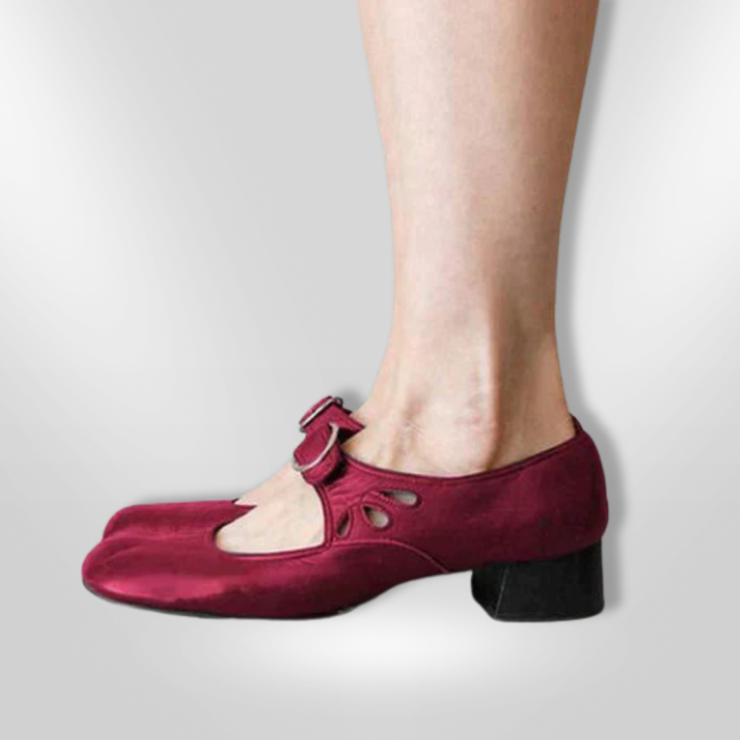 Emmara Sandals | Genuine Leather, Crossed Straps 1