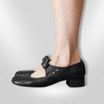 Emmara Sandals | Genuine Leather, Crossed Straps 2