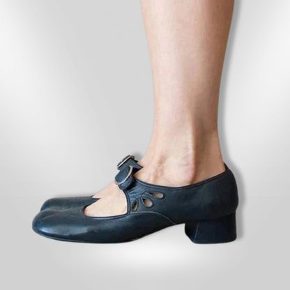 Emmara Sandals | Genuine Leather, Crossed Straps 6