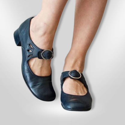 Emmara Sandals | Genuine Leather, Crossed Straps 9