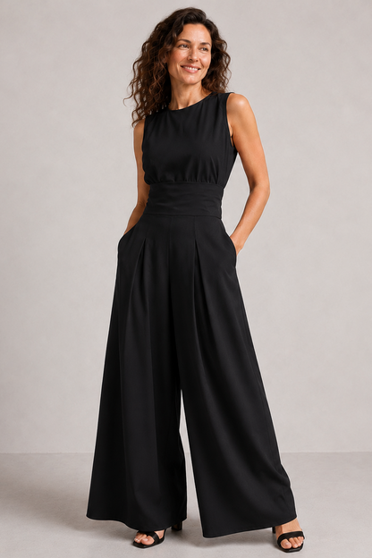 Fiora Jumpsuit Women | Lightweight Polyester-Spandex Two-Piece Set 6