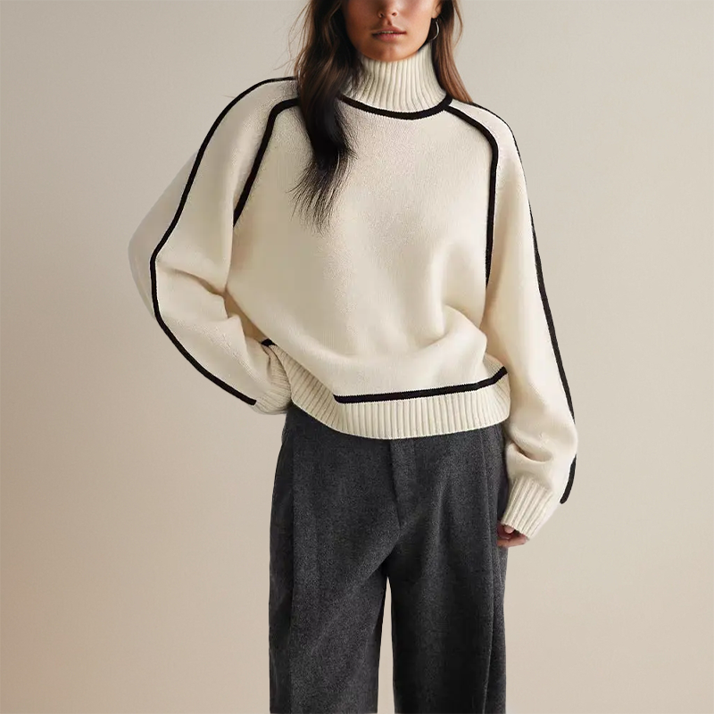 Fiora Women's Sweater | 100% Cashmere, Elegant and Lightweight Design 1