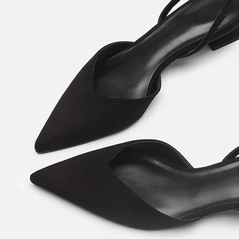 Glimmer Slingback Heels | Elegant Pointed Toe, Low Heel 2
