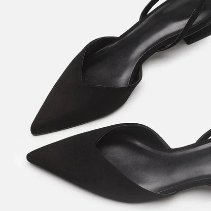 Glimmer Slingback Heels | Elegant Pointed Toe, Low Heel 2