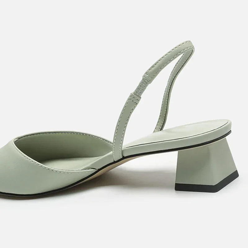 Glimmer Slingback Heels | Elegant Pointed Toe, Low Heel 7