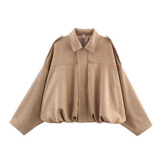 Haven Bomber Jacket Women | Oversized Fit, Soft Polyester 0