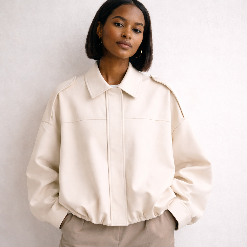 Haven Bomber Jacket Women | Oversized Fit, Soft Polyester 4