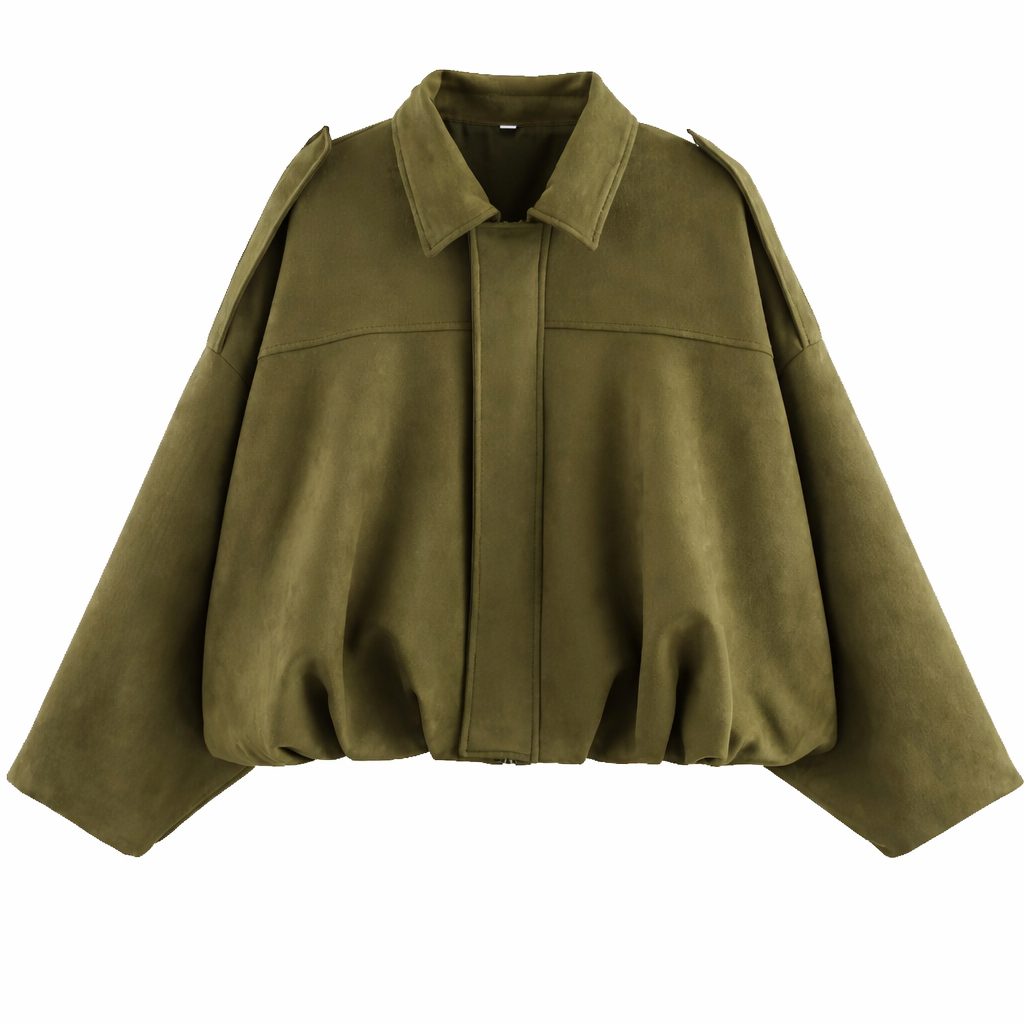 Haven Bomber Jacket Women | Oversized Fit, Soft Polyester 8