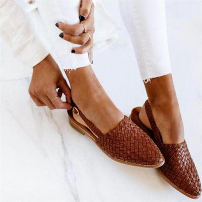 Haven Chic Slingback Heels | Comfortable Woven Design for All-Day Wear 0