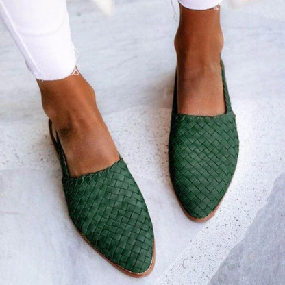 Haven Chic Slingback Heels | Comfortable Woven Design for All-Day Wear 1