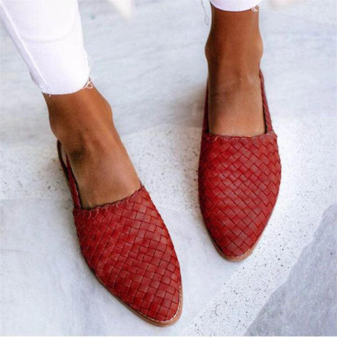 Haven Chic Slingback Heels | Comfortable Woven Design for All-Day Wear 2