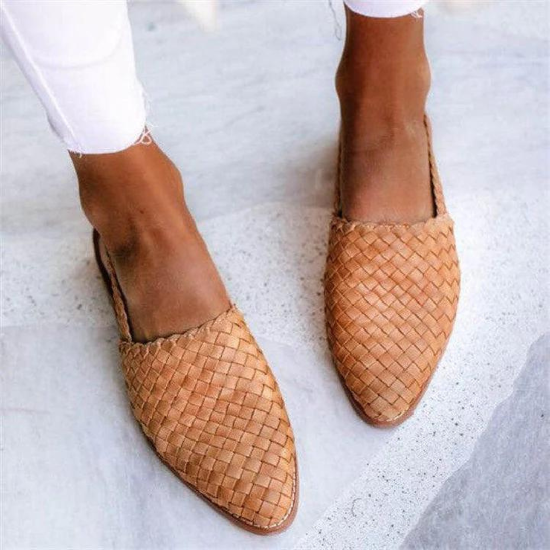 Haven Chic Slingback Heels | Comfortable Woven Design for All-Day Wear 3