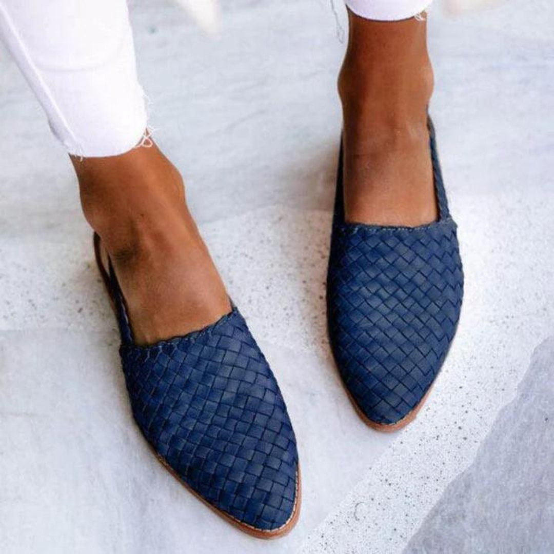 Haven Chic Slingback Heels | Comfortable Woven Design for All-Day Wear 4