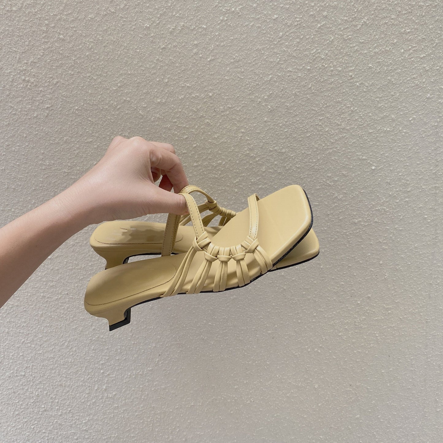 Isabel Sandals | Asymmetrical Design, Small Heel 1