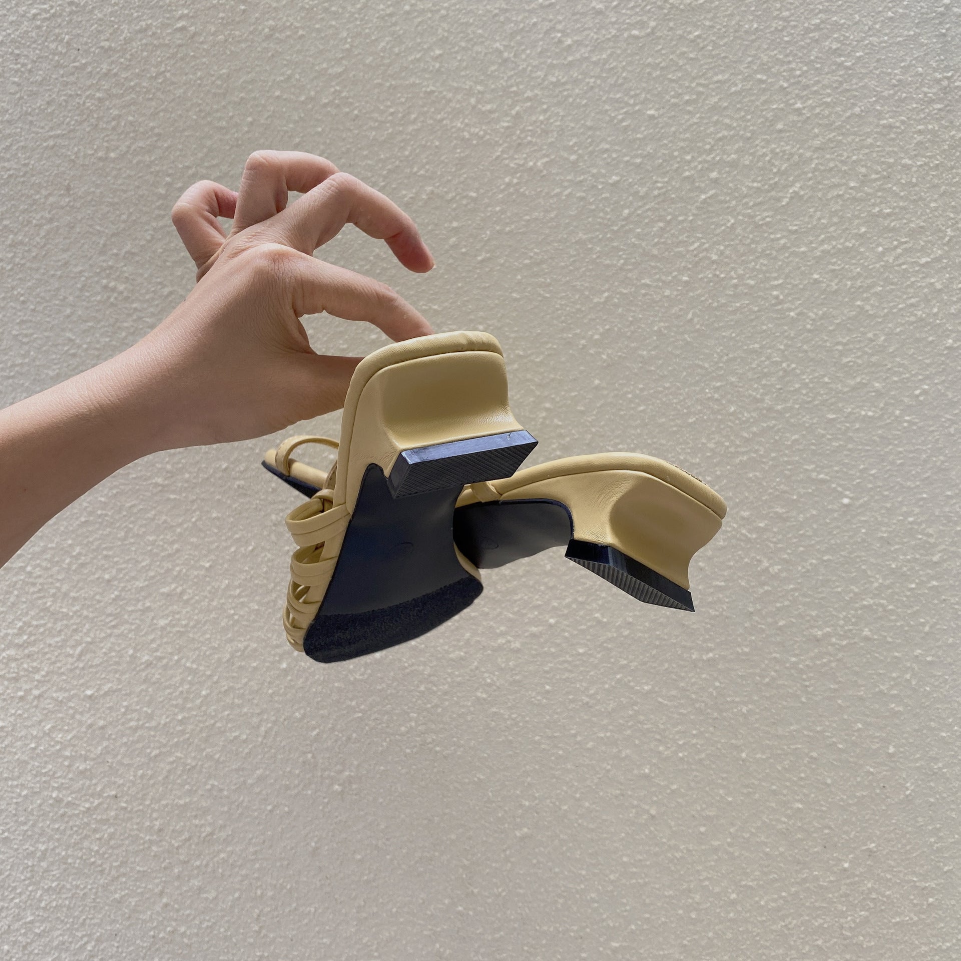 Isabel Sandals | Asymmetrical Design, Small Heel 4