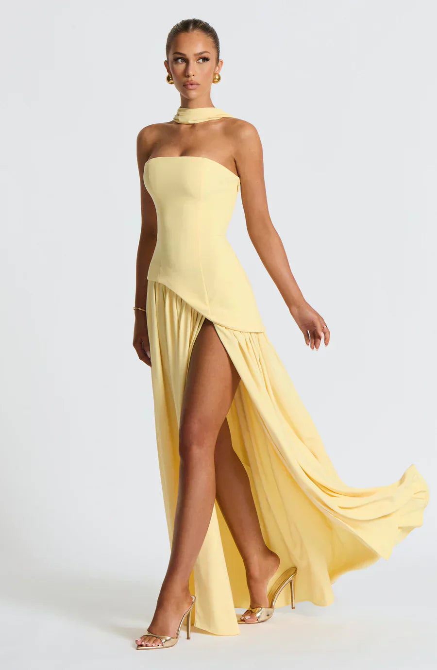 Juno Maxi Dress | Strapless, Lightweight Fabric, Elegant Design 1