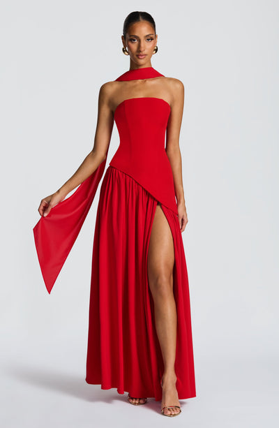 Juno Maxi Dress | Strapless, Lightweight Fabric, Elegant Design 10