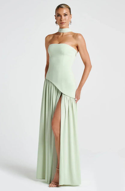 Juno Maxi Dress | Strapless, Lightweight Fabric, Elegant Design 12