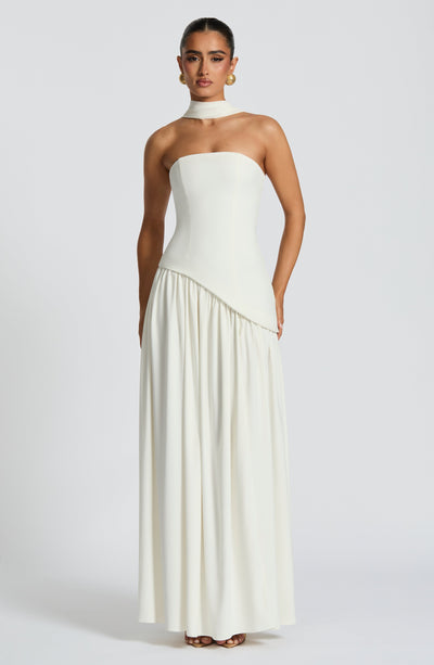 Juno Maxi Dress | Strapless, Lightweight Fabric, Elegant Design 16