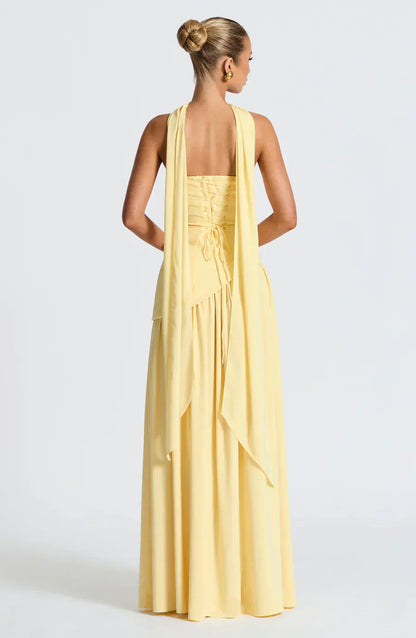 Juno Maxi Dress | Strapless, Lightweight Fabric, Elegant Design 2