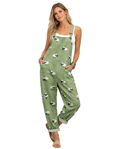 Kira Women's Jumpsuit | Elegant Loose Fit, Adjustable Size 1