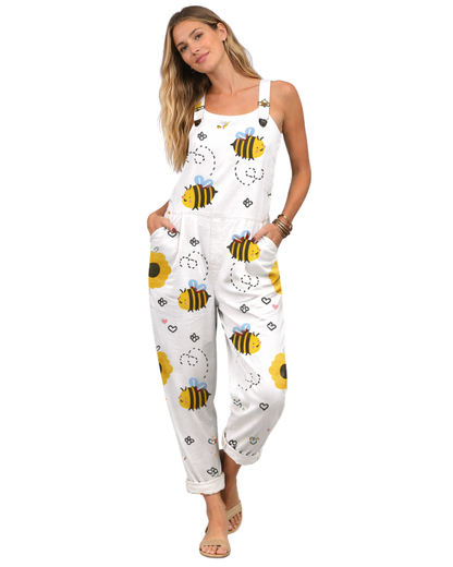 Kira Women's Jumpsuit | Elegant Loose Fit, Adjustable Size 4