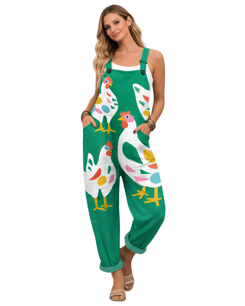 Kira Women's Jumpsuit | Elegant Loose Fit, Adjustable Size 6