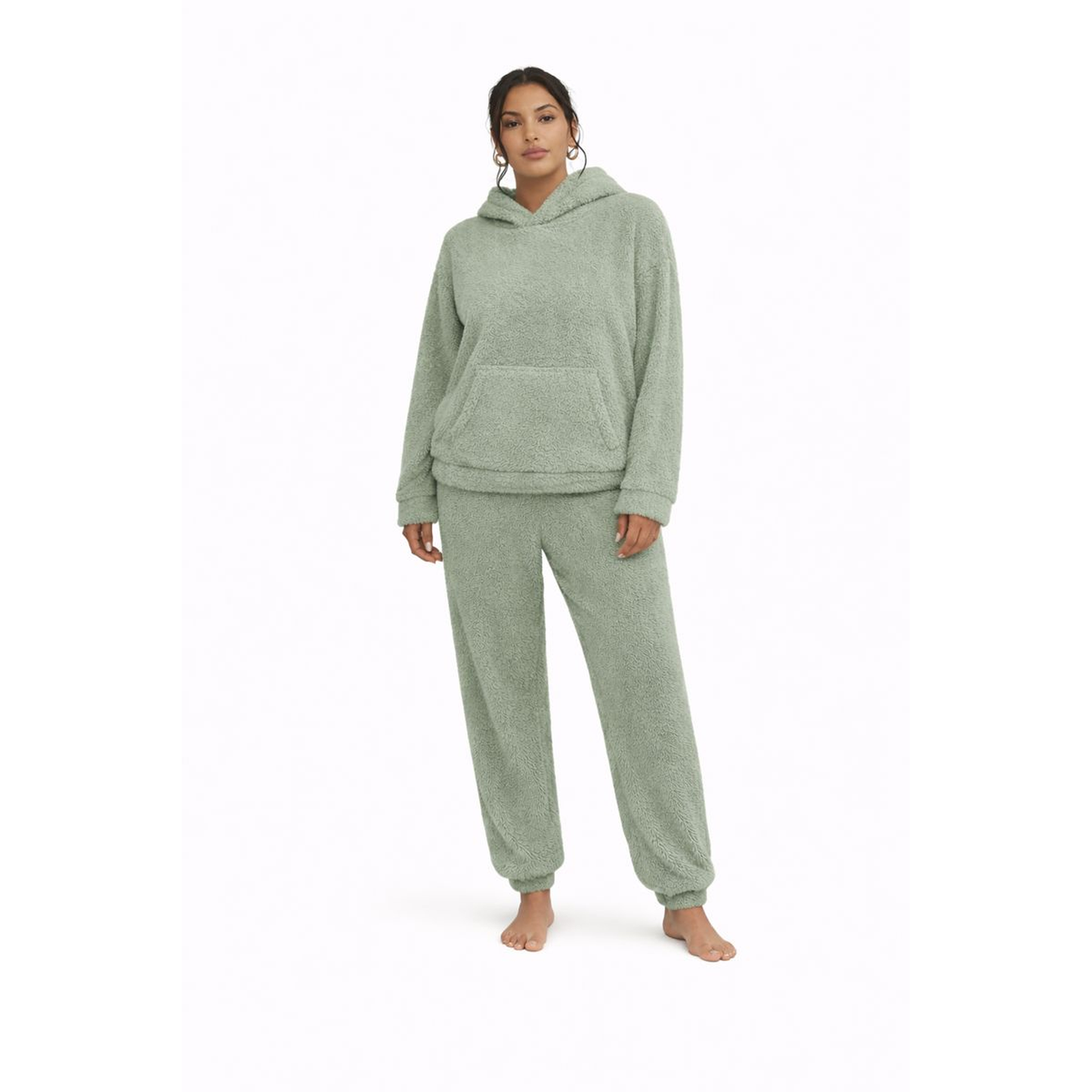 Ladies Teddy Loungewear Set | Cozy Matching Lounge Set 0