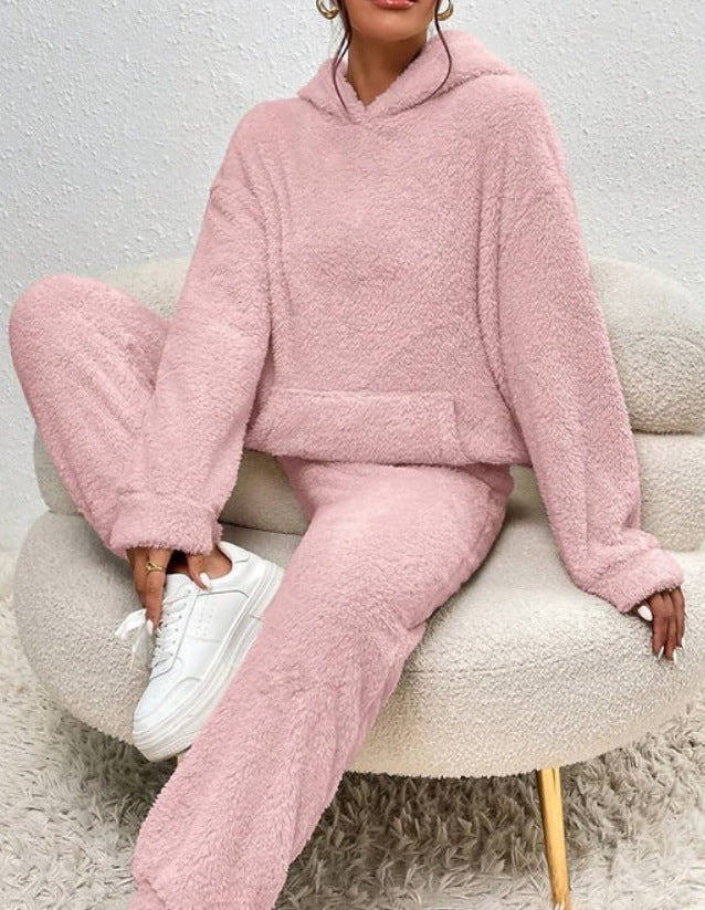 Luxe Lillie Lounge Set | Ultra-Soft Fleece, Oversized Hoodie & Joggers 4