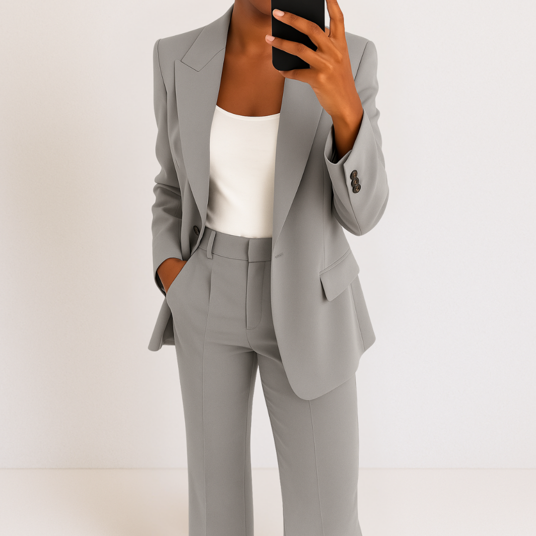 Mela Women's Suit | Elegant Two-Piece Set, High-Quality Fabric, Versatile Styling 2