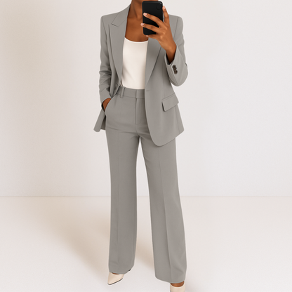 Mela Women's Suit | Elegant Two-Piece Set, High-Quality Fabric, Versatile Styling 3