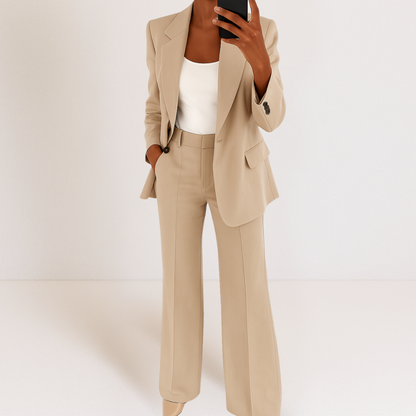 Mela Women's Suit | Elegant Two-Piece Set, High-Quality Fabric, Versatile Styling 5