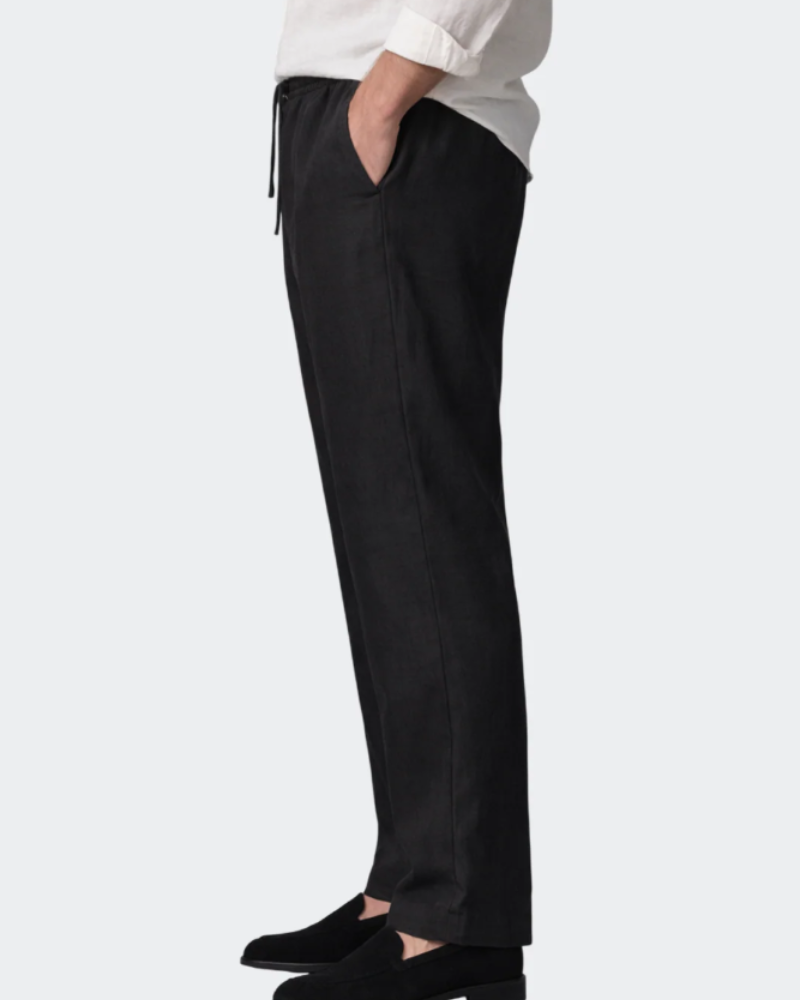 Pantaloni di lino da uomo Oliver – Pantaloni estivi casual dalla vestibilità comoda