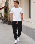 Benny Men’s Jogger Pants – Modern Cotton Blend Sweatpants with Relaxed Fit