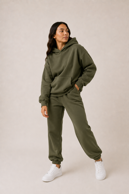 Astra Womens Tracksuit Set | Oversized Hoodie and Pants, Soft Comfortable Fabric